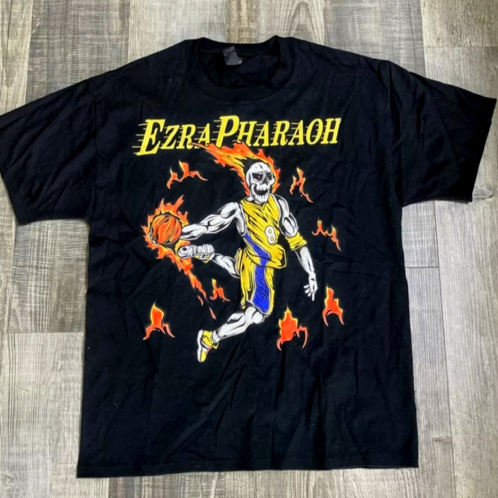 Black Graphic T-Shirt for Men